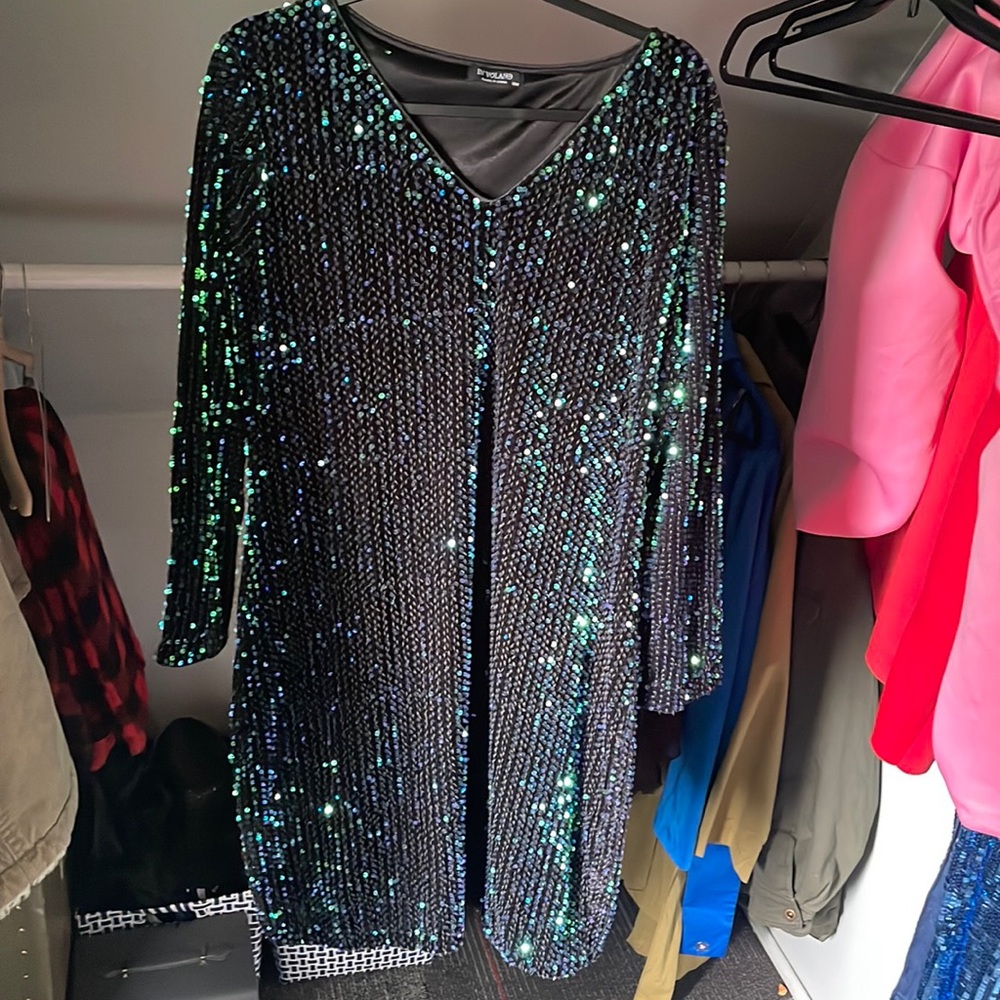 Sparkly Green Dress
